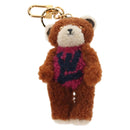 LOUIS VUITTON Porte Cles LV Teddy Bear Key Holder Mohair M69854 Auth 145710SAM-13