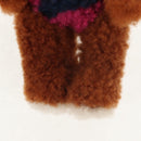 LOUIS VUITTON Porte Cles LV Teddy Bear Key Holder Mohair M69854 Auth 145710SAM-2