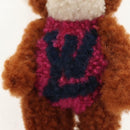 LOUIS VUITTON Porte Cles LV Teddy Bear Key Holder Mohair M69854 Auth 145710SAM-3