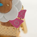 LOUIS VUITTON Porte Cles Petula Red Key Holder metal Gold M01437 Auth 145711SAM-17