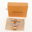 LOUIS VUITTON Porte Cles Petula Red Key Holder metal Gold M01437 Auth 145711SAM-12