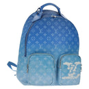 LOUIS VUITTON Monogram Clouds Multi Pocket Backpack Blue M45441 Auth 145712SAM-1
