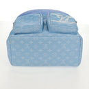 LOUIS VUITTON Monogram Clouds Multi Pocket Backpack Blue M45441 Auth 145712SAM-8