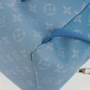 LOUIS VUITTON Monogram Clouds Multi Pocket Backpack Blue M45441 Auth 145712SAM-22