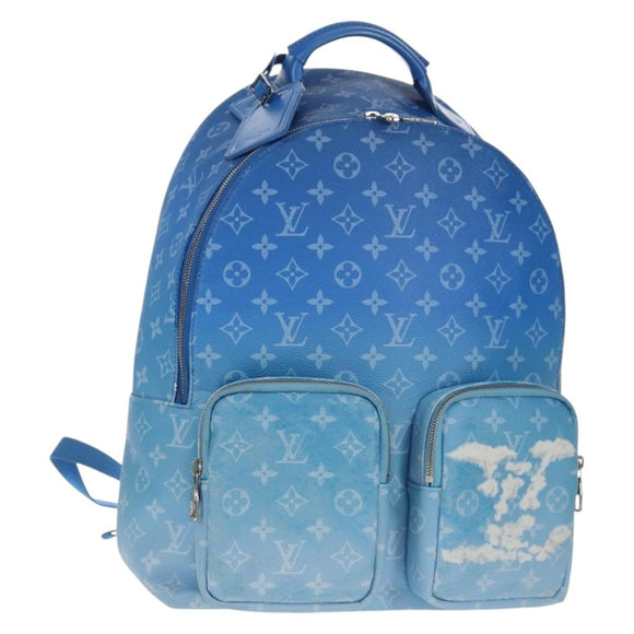 LOUIS VUITTON Monogram Clouds Multi Pocket Rugzak Blauw M45441 Auth 145712SAM