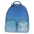 LOUIS VUITTON Monogram Clouds Multi Pocket Backpack Blue M45441 Auth 145712SAM-13