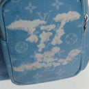 LOUIS VUITTON Monogram Clouds Multi Pocket Backpack Blue M45441 Auth 145712SAM-26