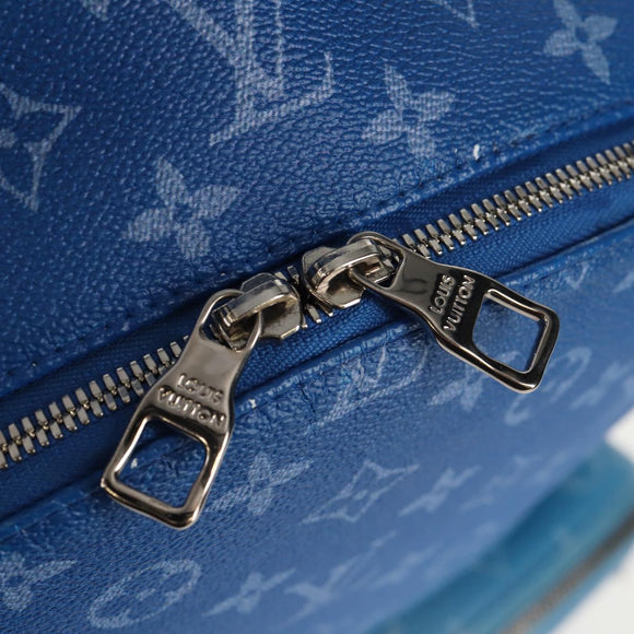 LOUIS VUITTON Monogram Clouds Multi Pocket Rugzak Blauw M45441 Auth 145712SAM