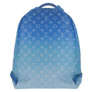 LOUIS VUITTON Monogram Clouds Multi Pocket Backpack Blue M45441 Auth 145712SAM-2
