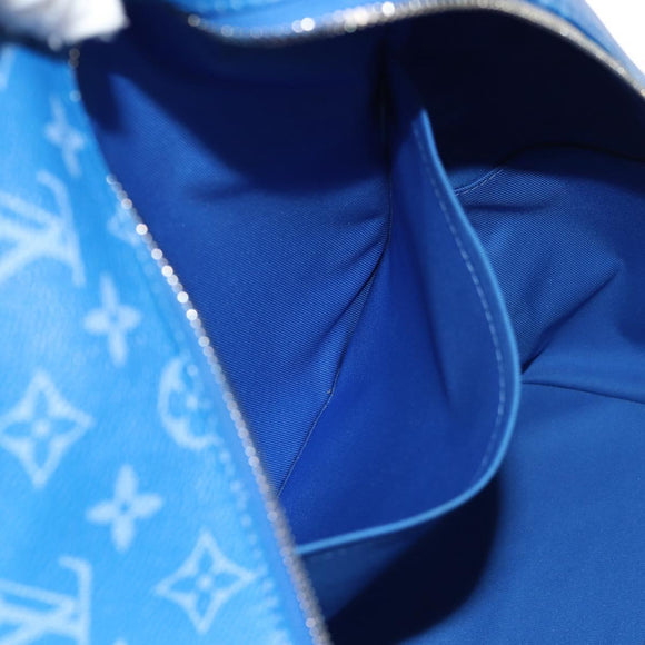 LOUIS VUITTON Monogram Clouds Multi Pocket Rugzak Blauw M45441 Auth 145712SAM