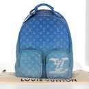 LOUIS VUITTON Monogram Clouds Multi Pocket Backpack Blue M45441 Auth 145712SAM-12