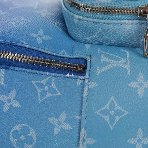 LOUIS VUITTON Monogram Clouds Multi Pocket Backpack Blue M45441 Auth 145712SAM