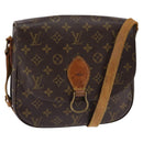 LOUIS VUITTON Monogram Saint Cloud GM Shoulder Bag M51242 LV Auth 145715-1