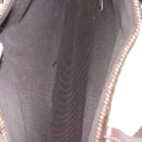 CHANEL Tote Bag Wool Brown CC Auth 145717-17