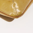 LOUIS VUITTON Monogram Vernis Thompson Street Bag Beige M91301 LV Auth 145733-15