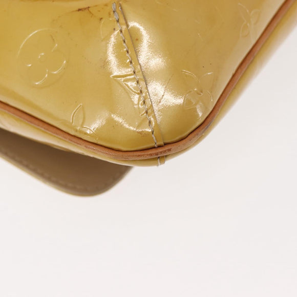 LOUIS VUITTON Monogram Vernis Thompson Street Bag Beige M91301 LV Auth 145733