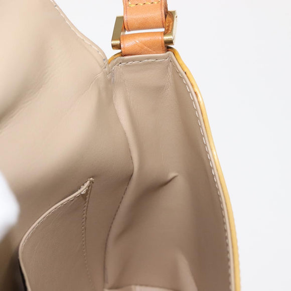 LOUIS VUITTON Monogram Vernis Thompson Street Bag Beige M91301 LV Auth 145733