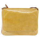 LOUIS VUITTON Monogram Vernis Thompson Street Bag Beige M91301 LV Auth 145733-13