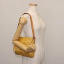 LOUIS VUITTON Monogram Vernis Thompson Street Bag Beige M91301 LV Auth 145733-21