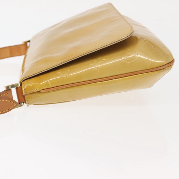 LOUIS VUITTON Monogram Vernis Thompson Street Bag Beige M91301 LV Auth 145733