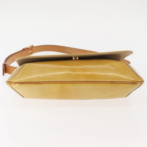 LOUIS VUITTON Monogram Vernis Thompson Street Bag Beige M91301 LV Auth 145733