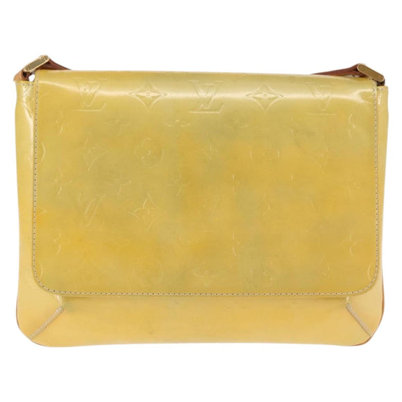 LOUIS VUITTON Monogram Vernis Thompson Street Bag Gris M91008 LV Auth 145734