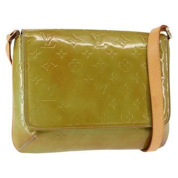 LOUIS VUITTON Monogram Vernis Thompson Street Bag Baby Blue M91009 Auth 145735