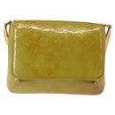 LOUIS VUITTON Monogram Vernis Thompson Street Bag Baby Blue M91009 Auth 145735-13