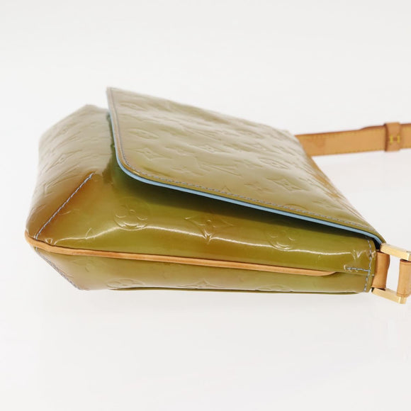 LOUIS VUITTON Monogram Vernis Thompson Street Bag Baby Blue M91009 Auth 145735