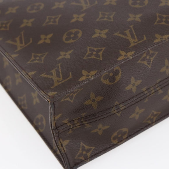 LOUIS VUITTON Monogram Sac Plat Hand Bag M51140 LV Auth 145748
