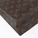 LOUIS VUITTON Monogram Sac Plat Hand Bag M51140 LV Auth 145748-9
