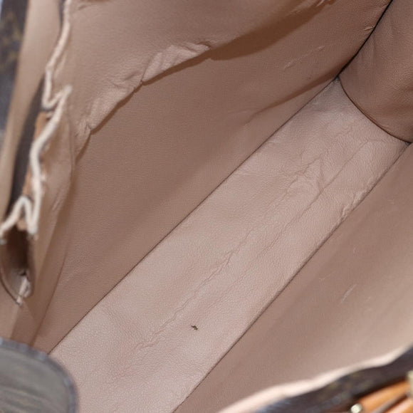 LOUIS VUITTON Monogram Sac Plat Hand Bag M51140 LV Auth 145748