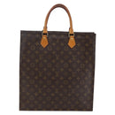 LOUIS VUITTON Monogram Sac Plat Hand Bag M51140 LV Auth 145748-13