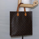 LOUIS VUITTON Monogram Sac Plat Hand Bag M51140 LV Auth 145748-21