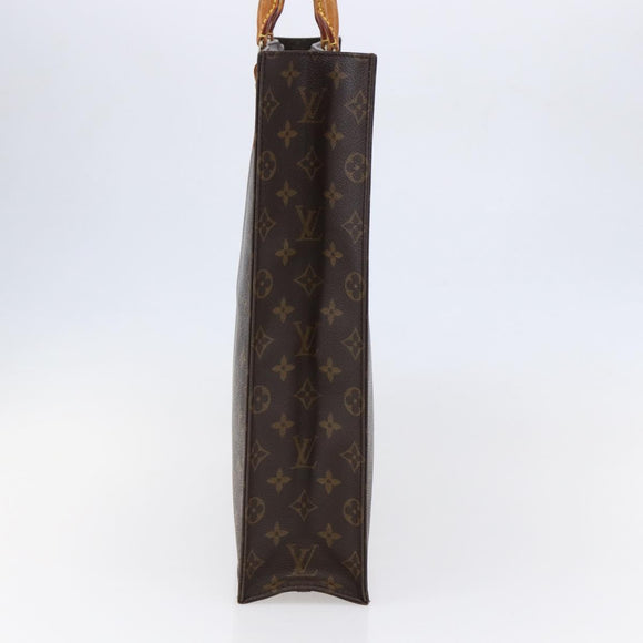 LOUIS VUITTON Monogram Sac Plat Hand Bag M51140 LV Auth 145748