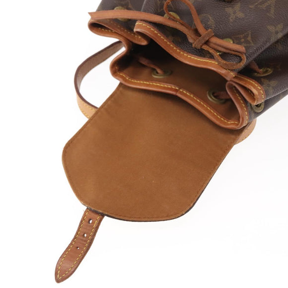 LOUIS VUITTON Monogram Montsouris PM Backpack M51137 LV Auth 145752