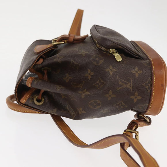 LOUIS VUITTON Monogram Montsouris PM Backpack M51137 LV Auth 145752
