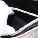 Salvatore Ferragamo Gancini Tote Bag Leather Beige Silver Auth 145755-23