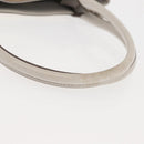 Salvatore Ferragamo Gancini Tote Bag Leather Beige Silver Auth 145755-7