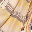 Salvatore Ferragamo Gancini Tote Bag Rattan Brown Silver Auth 145756-11