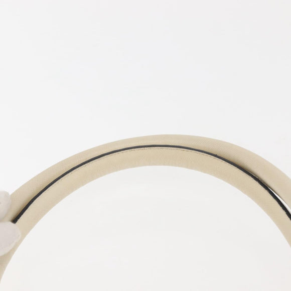 Salvatore Ferragamo Gancini Tote Bag Rattan Brown Silver Auth 145756