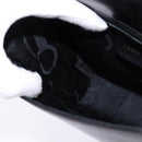 Salvatore Ferragamo Gancini Shoulder Bag Leather Black Gold Auth 145758-19