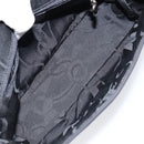 Salvatore Ferragamo Vala Shoulder Bag Leather Black Silver Auth 145759-11