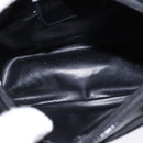 Salvatore Ferragamo Vala Shoulder Bag Enamel Black Gold Auth 145760-16