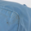 PRADA Backpack Nylon Light Blue Silver Auth 145764-18