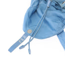 PRADA Backpack Nylon Light Blue Silver Auth 145764-21