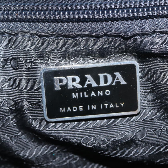 PRADA Backpack Nylon Light Blue Silver Auth 145764