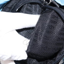 PRADA Backpack Nylon Light Blue Silver Auth 145764-28