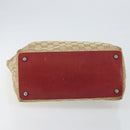 GUCCI GG Canvas Tote Bag Beige Silver 120836 Auth 145766-5