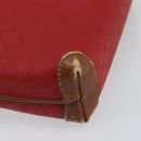 GUCCI Micro GG Supreme Pouch PVC Red Gold 007 115 4916 Auth 145767-14